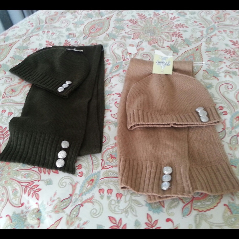 Scarf and hat sets