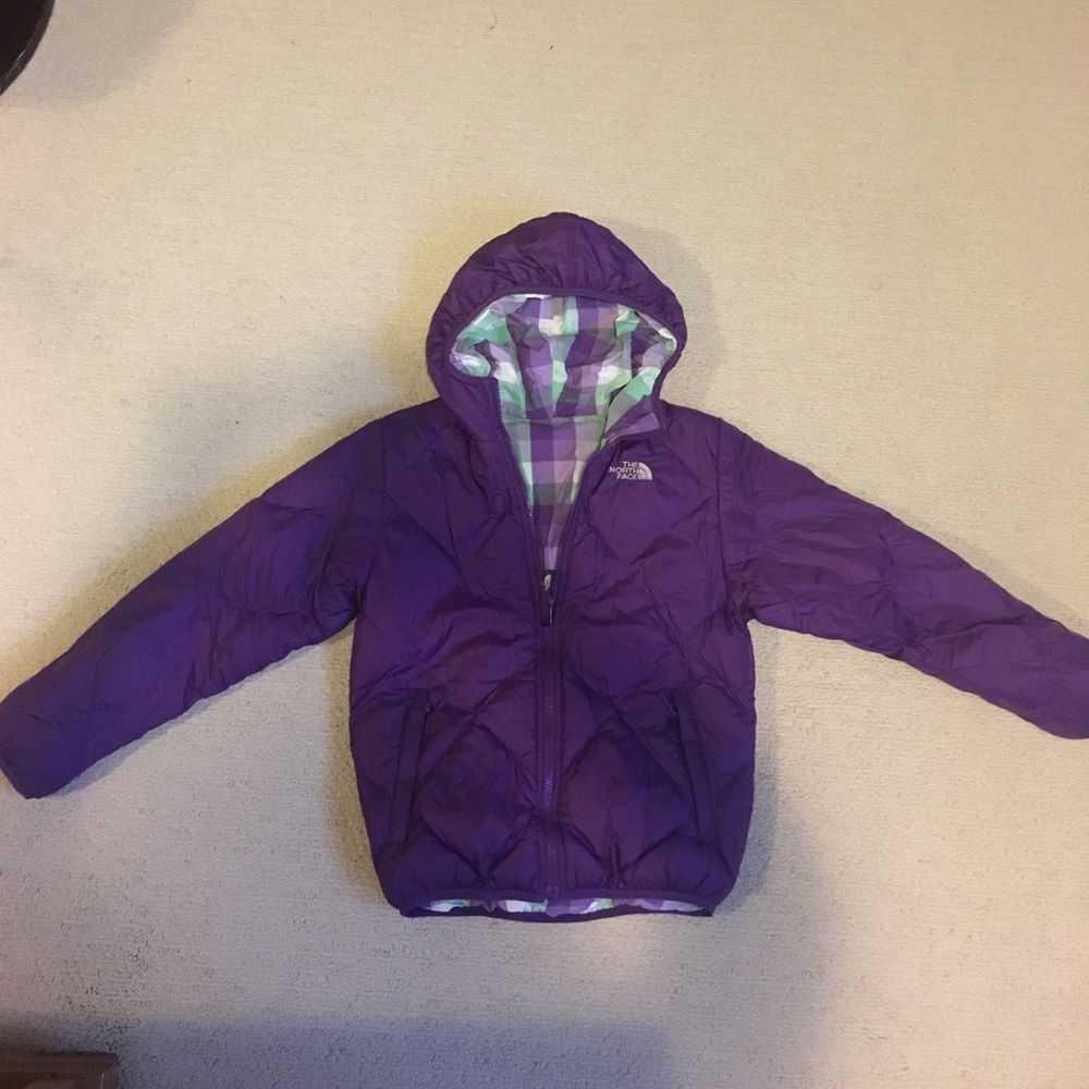 Girls Reversible North Face Coat