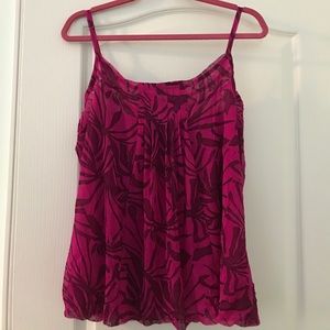 Pink summer tank top