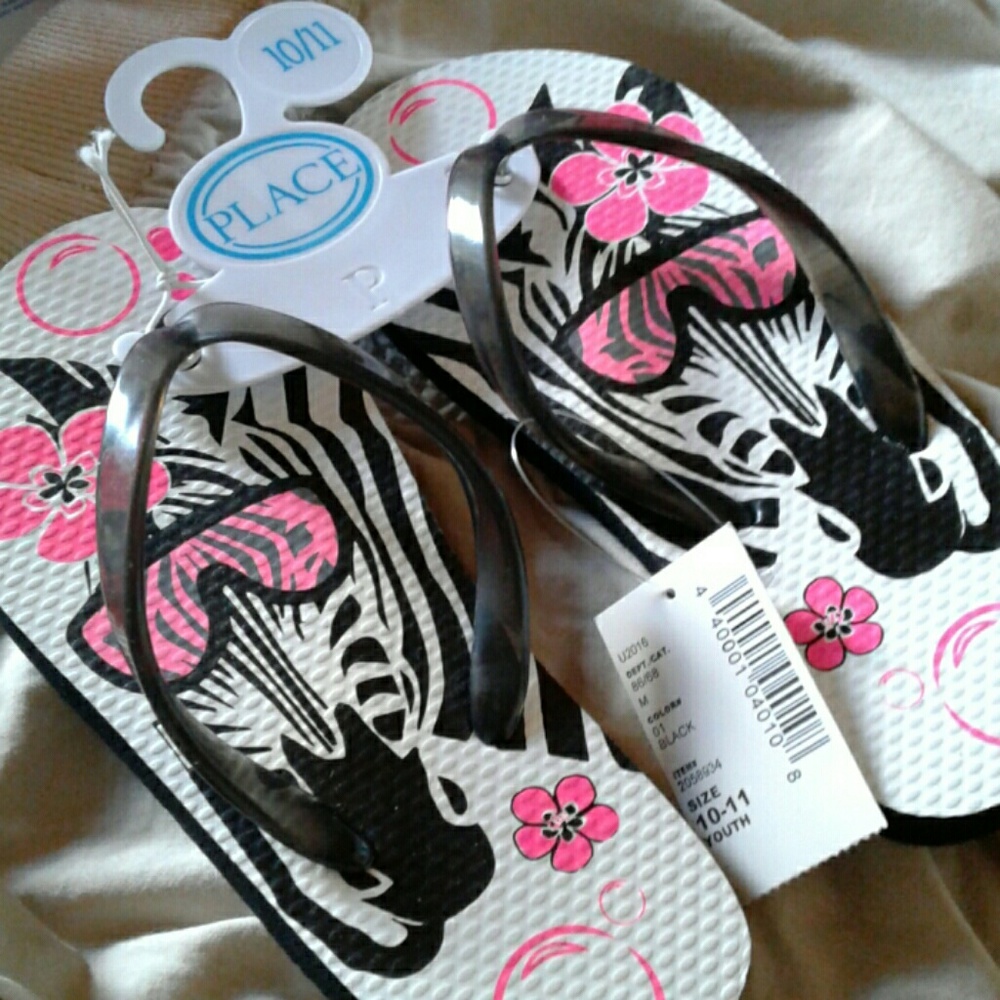 DONATED- NWT Children's Place Flip Flops