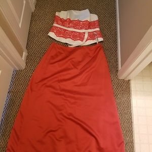 2 piece prom dress!