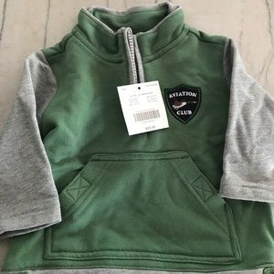 Janie and Jack 6-12 months boy's sweatshirt. NWT
