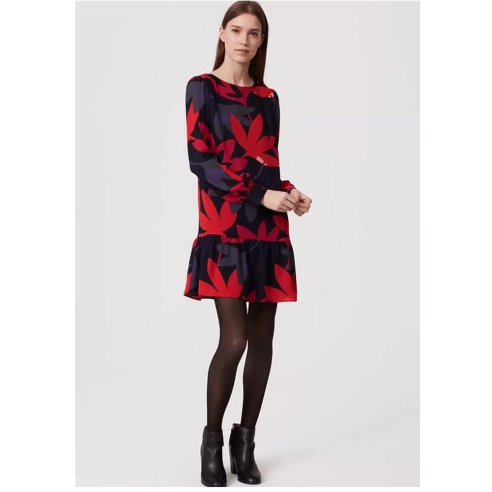 Loft Fleur Flounce Dressbarn