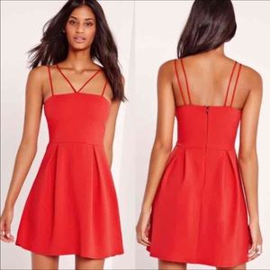 MISSGUIDED Double Strap Skater Dress 👗