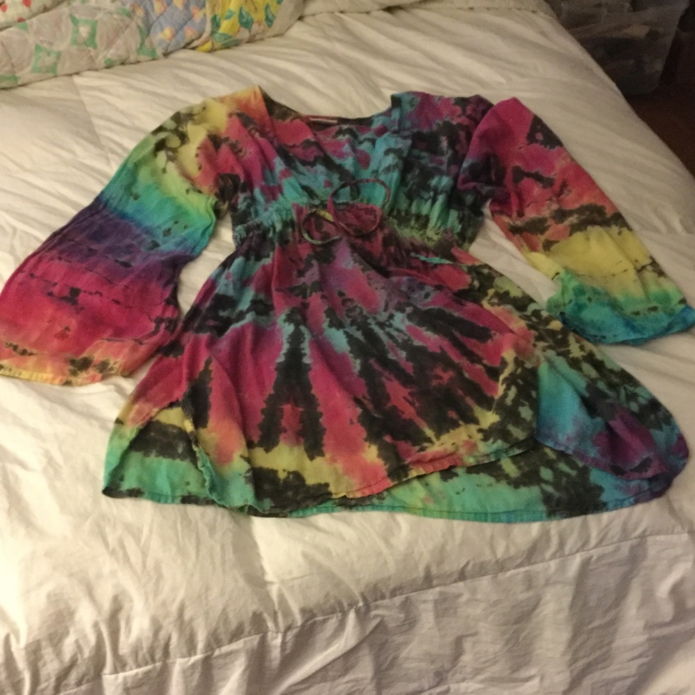 Tie-dye super soft cotton blouse