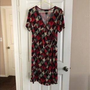Lane Bryant retro look wrap look dress 14/16