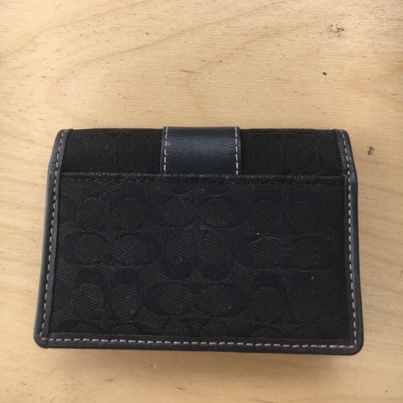Coach black Signature wallet - Picture 2 of 3