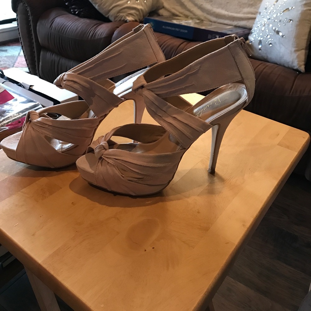 Blush high heels(Leather/Suede)