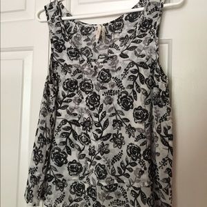 Floral Print Tank Top