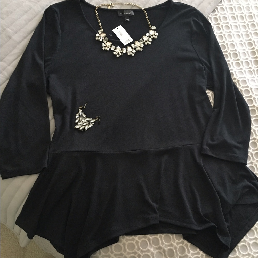 The Limited Peplum Top