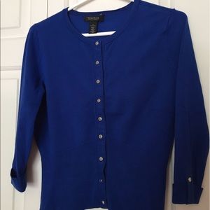 Royal blue cardigan