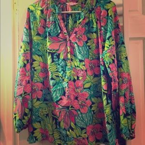 Lilly Pulitzer silk top!