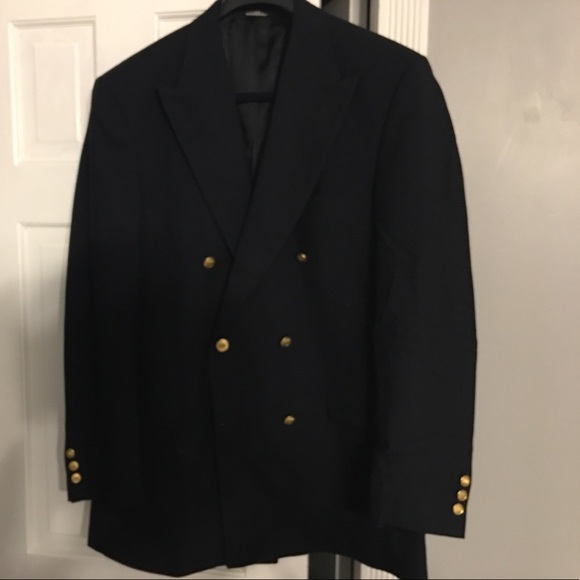 Brooks Brothers Classic Blue Blazer Size 41L Long - Picture 2 of 6