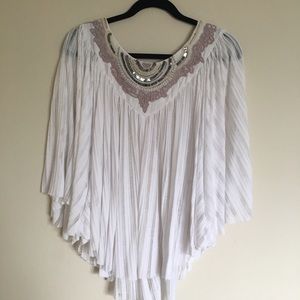 Free People Sequin Sheer Top Tunic