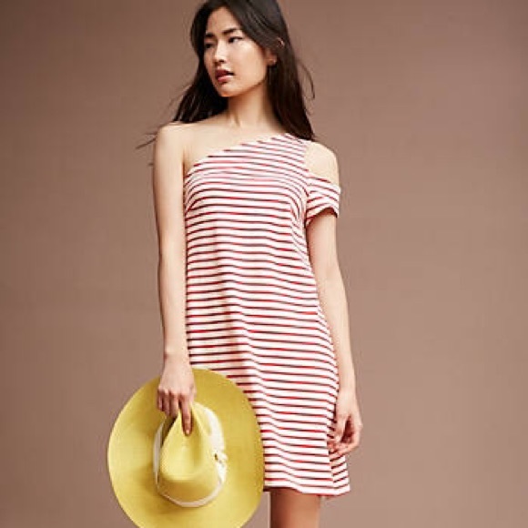 Anthropologie Dresses & Skirts - Anthropologie Maeve Marketa One-Shoulder Dress NWT