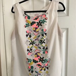 Merona retro look sleeveless blouse XXL
