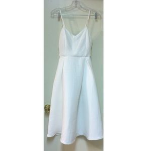 Asos Scuba Pleated Skater Dress