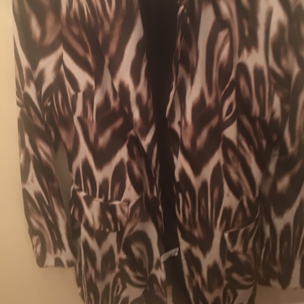 Animal print jacket