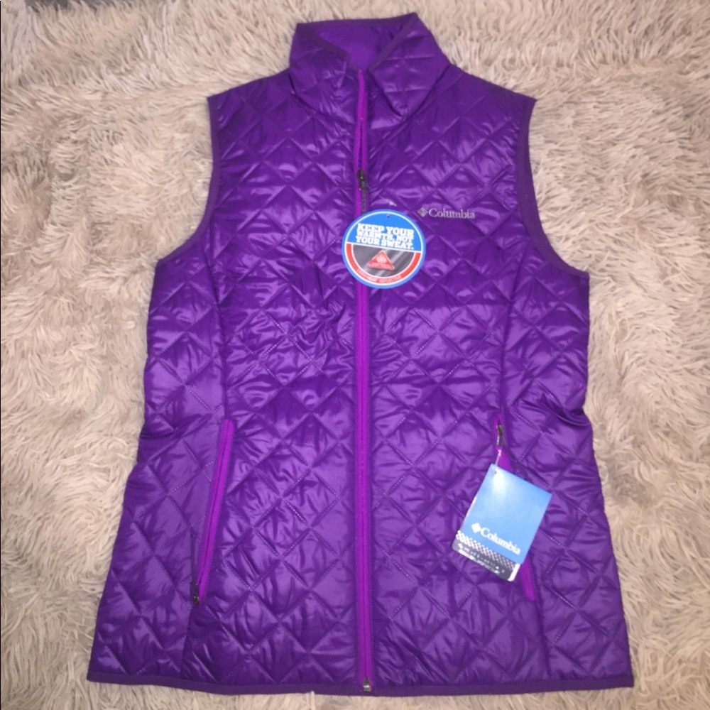 Purple Columbia vest