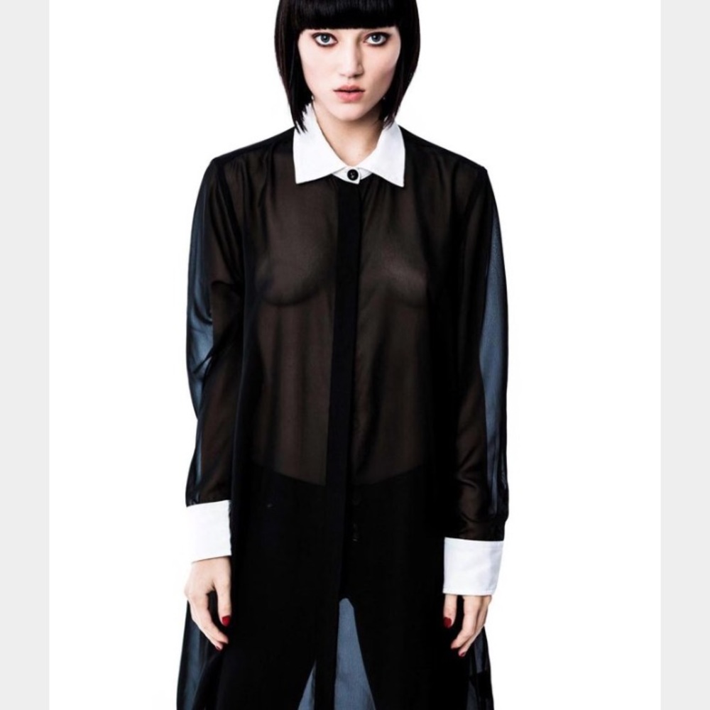 Killstar Co. Wednesday Shirt Dress [M]