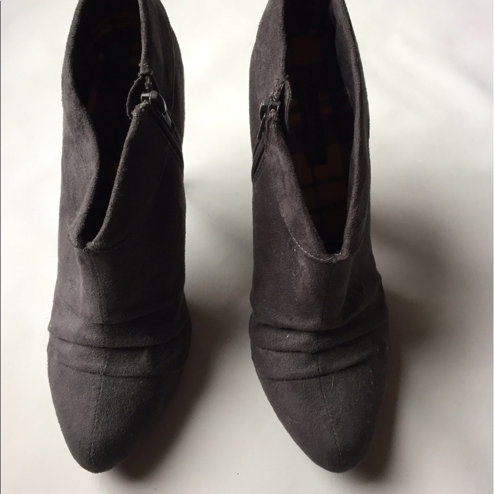 faux suede boots