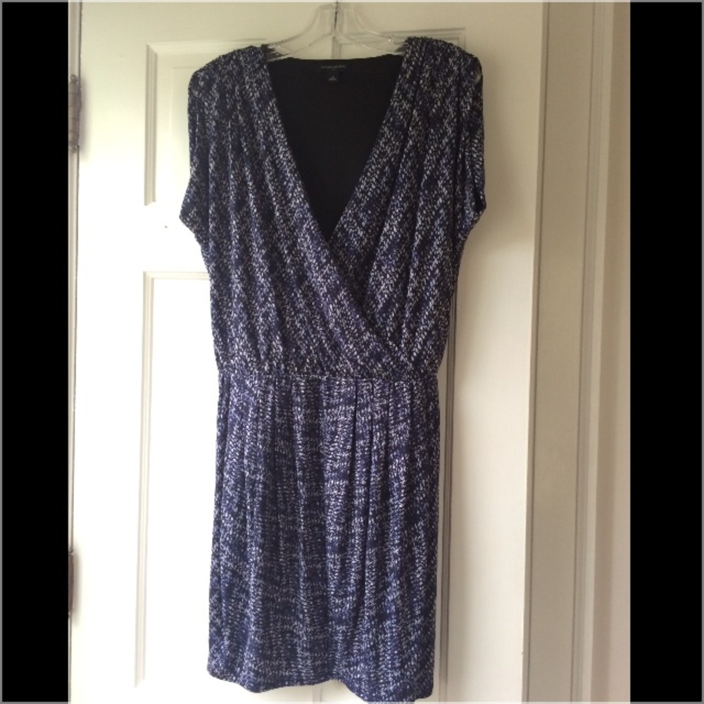 NWOT Banana republic blue v-neck dress