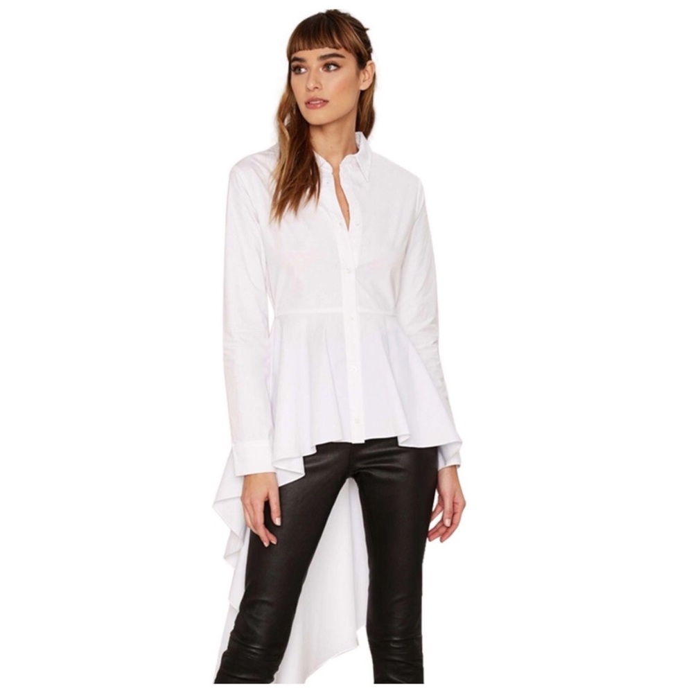 ‼️PRICE FIRM LAST CALL Asymmetrical High Low Top - Picture 2 of 5