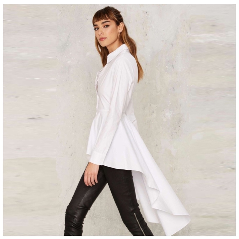 ‼️PRICE FIRM LAST CALL Asymmetrical High Low Top - Picture 3 of 5