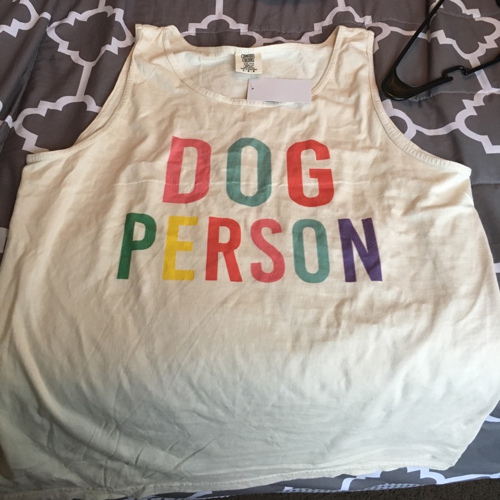 NWT. Dog Person Tank.