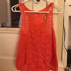 Lace Floral Tank top