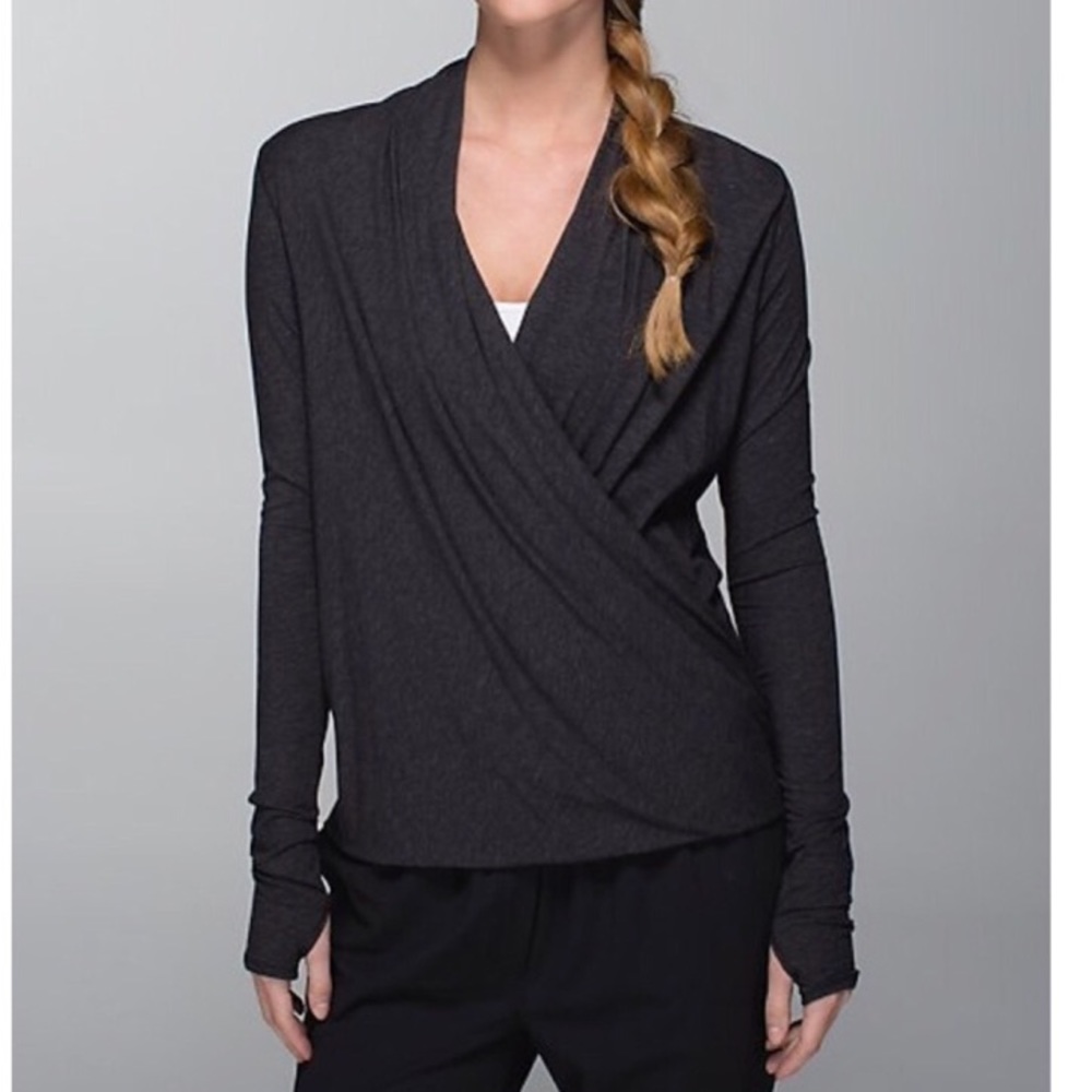 Lululemon Wrap Long Sleeve Top