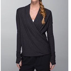 Lululemon Wrap Long Sleeve Top