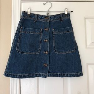 Denim skirt Zara