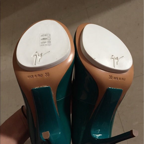 Guiseppe Zanotti high heels green - Picture 2 of 3