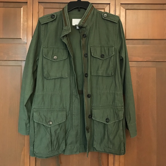 Bar III Jackets & Blazers - Bar III Army Green Utility Jacket