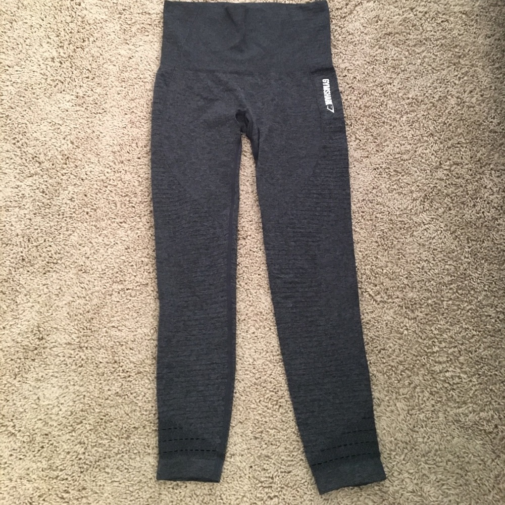 NWT gymshark seamless legging small black