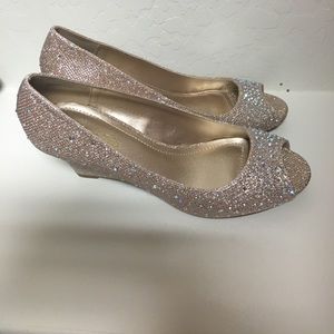 Glitter/rhinestone wedges