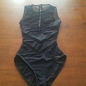 Mesh one peice swimsuit