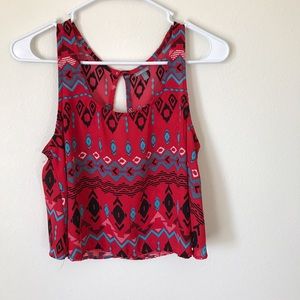 Charlotte Russe Patterned Tank