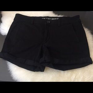 Black American Eagle chino shorts