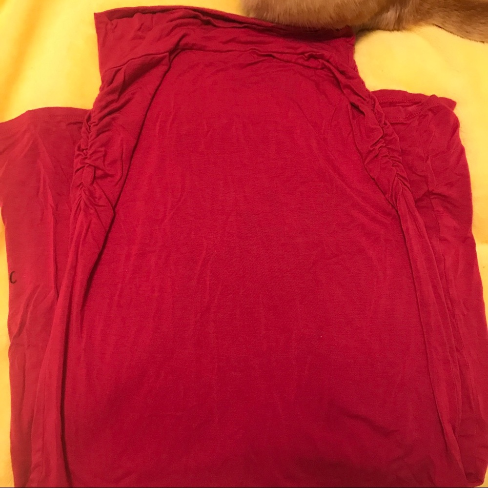 Charlotte Russe pink maxi skirt