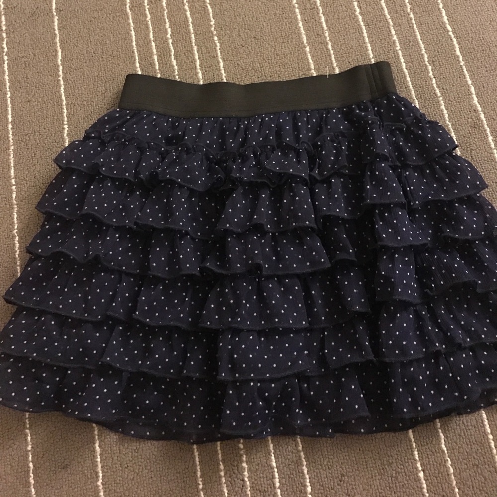 Blue skater skirt