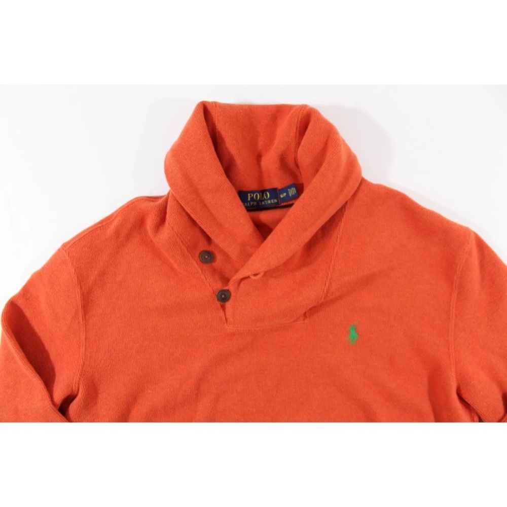 Mens polo Ralph Lauren sweater orange small