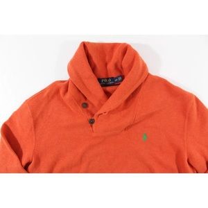 Mens polo Ralph Lauren sweater orange small