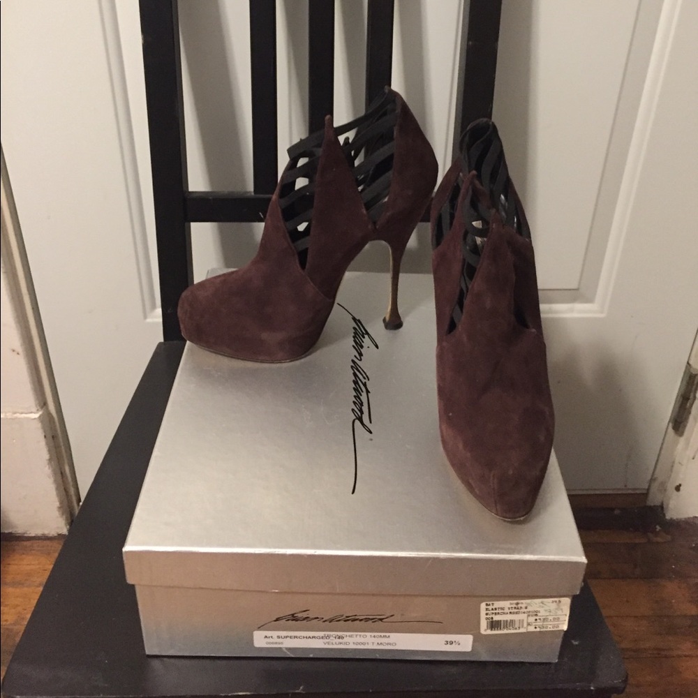 Brian Atwood "Supercharged 140"  Bootie sz 39.5