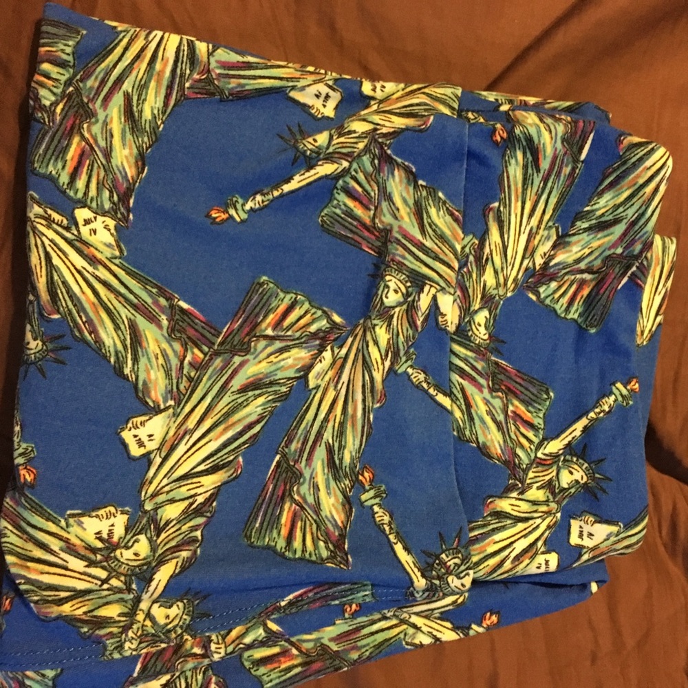 🇺🇸Statue of Liberty LuLaRoe Leggings - worn 1x