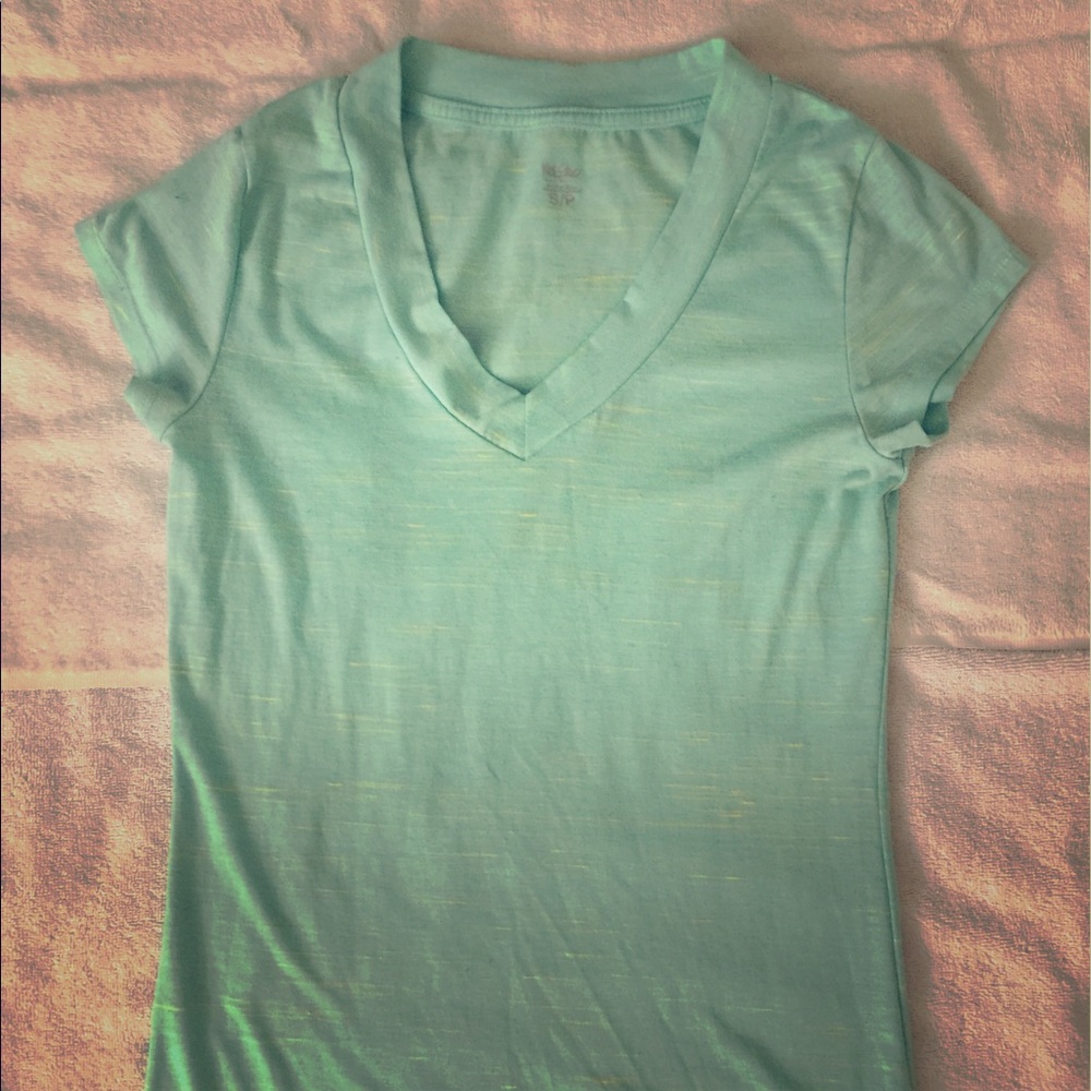 Mint green tee