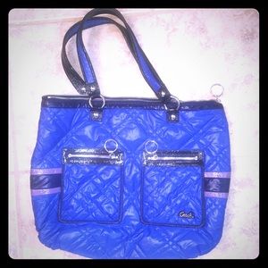 Coach Tote- Royal Blue