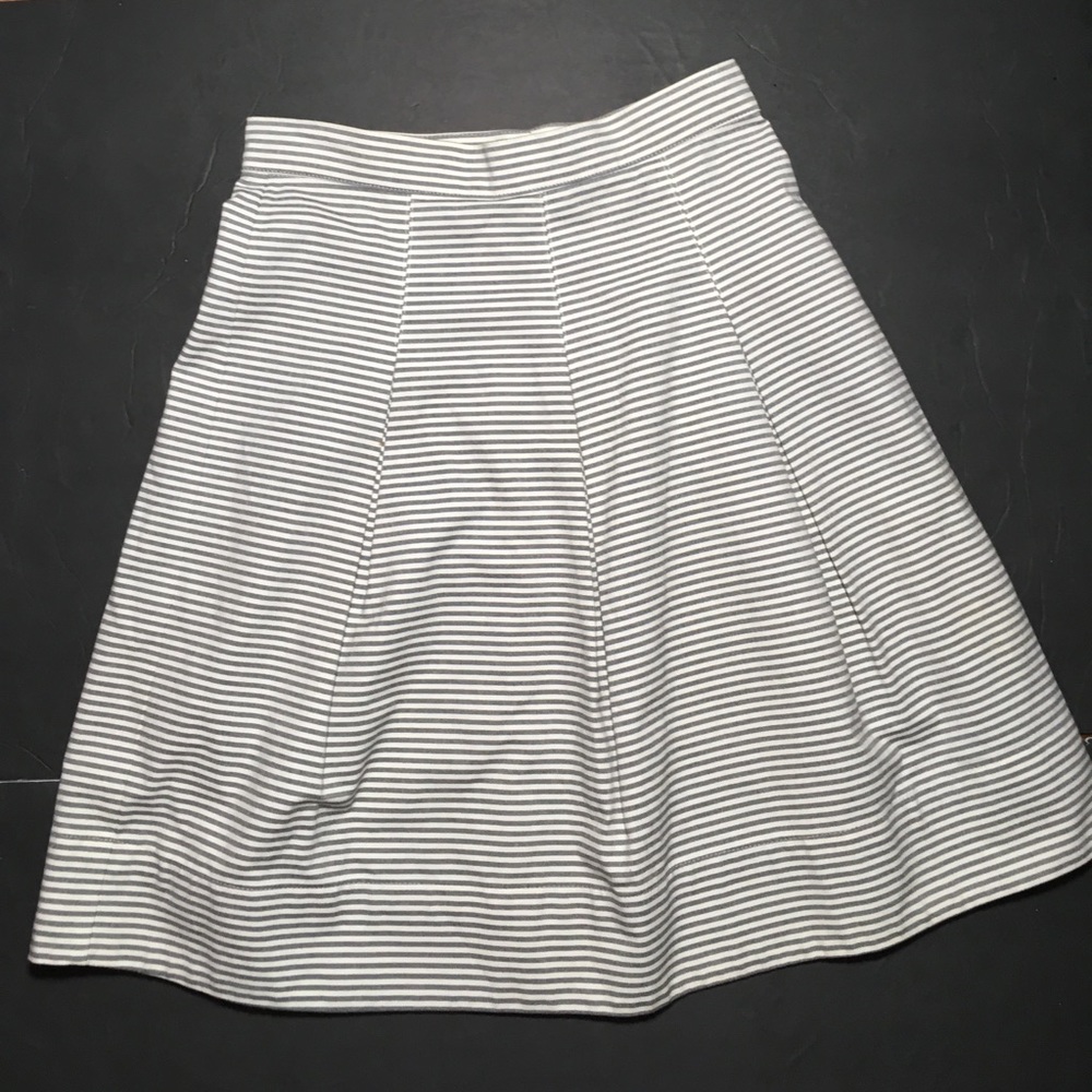 Anthro striped skirt 6 high waist