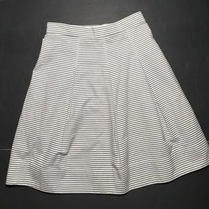 Anthro striped skirt 6 high waist